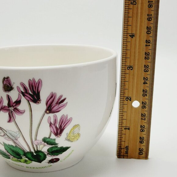 Portmeirion Botanic Garden 5" Chili Bowl Cyclamen Pink Floral, Butterfly & Moths - Picture 9 of 11